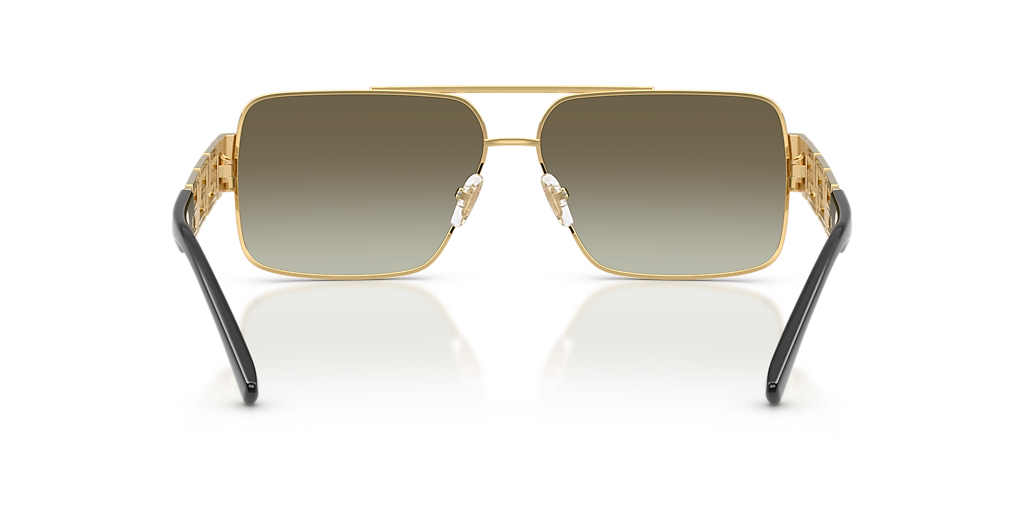 Versace VE2290 XL (61 - 13) with Green lenses and Gold frame