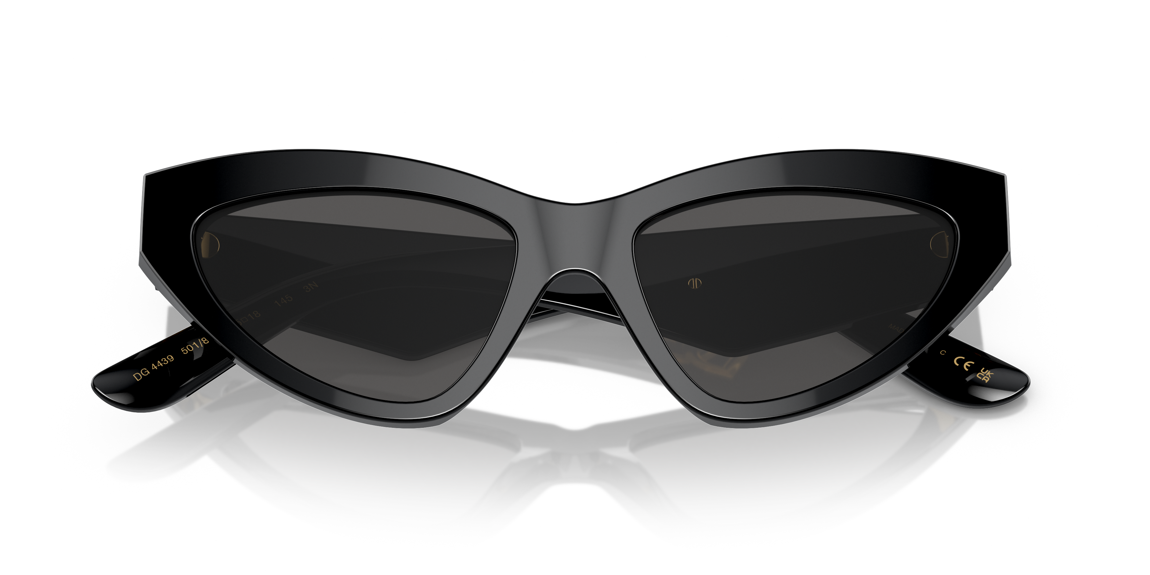 Dolce&Gabbana 新作 サングラス 黒 キャットアイ RE-EDITION DNA Re-Edition Dna Sunglasses in Black for Women | Dolce&Gabbana® US