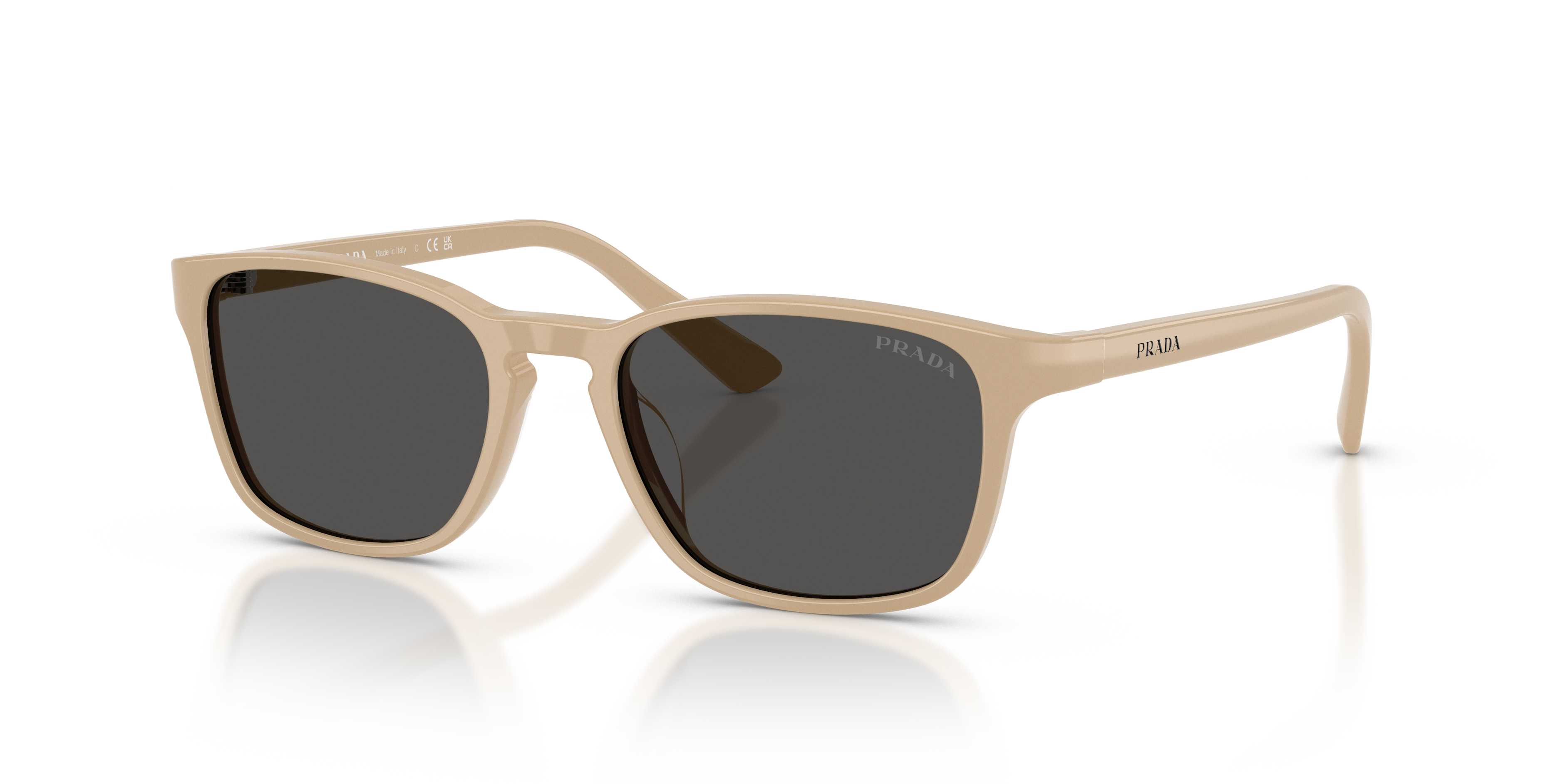 Prada PR D13SU (52 - 18) with Grey lenses and Brown frame