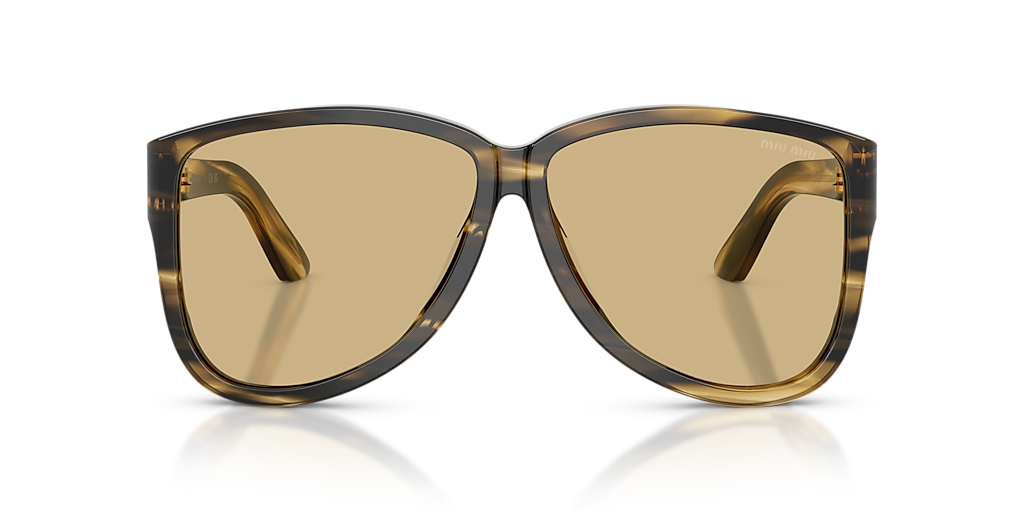 Miu Miu MU A08S (61 - 12) with Yellow lenses and Green frame