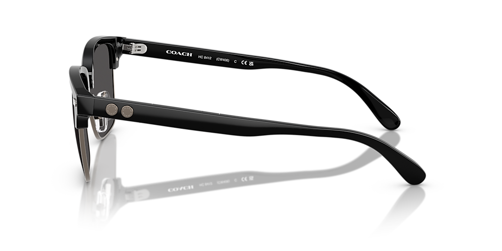 コーチサングラス Coach HC8412 CW406 XL (56 - 20) with Grey lenses and Grey