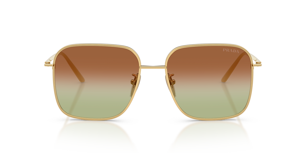 クリアフレーム ゴールドディテール サングラス　PRADA クリアフレーム ゴールドディテール サングラス PRADA 今どきな