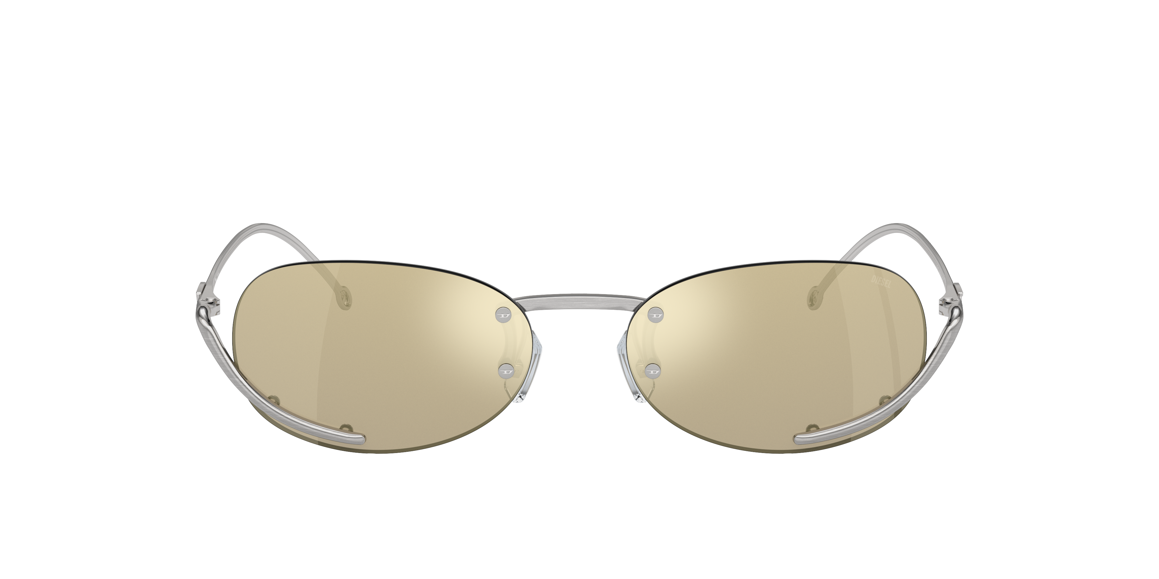 Diesel Unisex Sunglass Dl1004 In Yellow Mirror Intern Blue