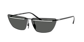 Prada PR 17WSF S (51 - 20) with Grey lenses and Black frame Prada PR 17WSF S (51 - 20) with Grey lenses and Black frame