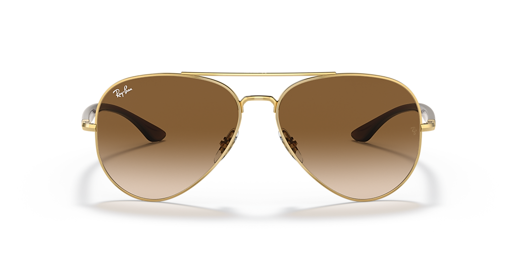 Ray-Ban RB3675 XL (58 - 14) with Brown lenses and Gold frame