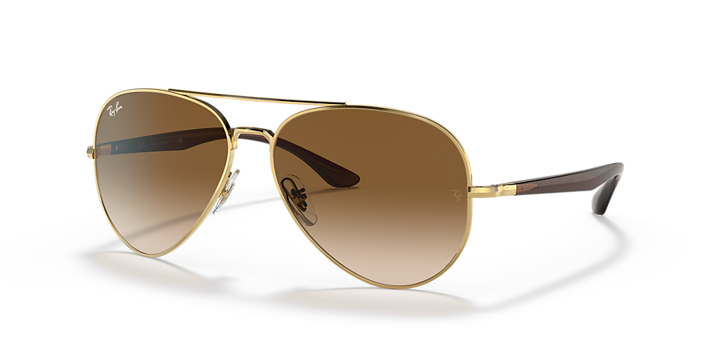 Ray Ban レイバン サングラス RB3683 ゴールド ブラウン RB3683 Sunglasses in Arista Gold and Brown - RB3683 | Ray-Ban® US