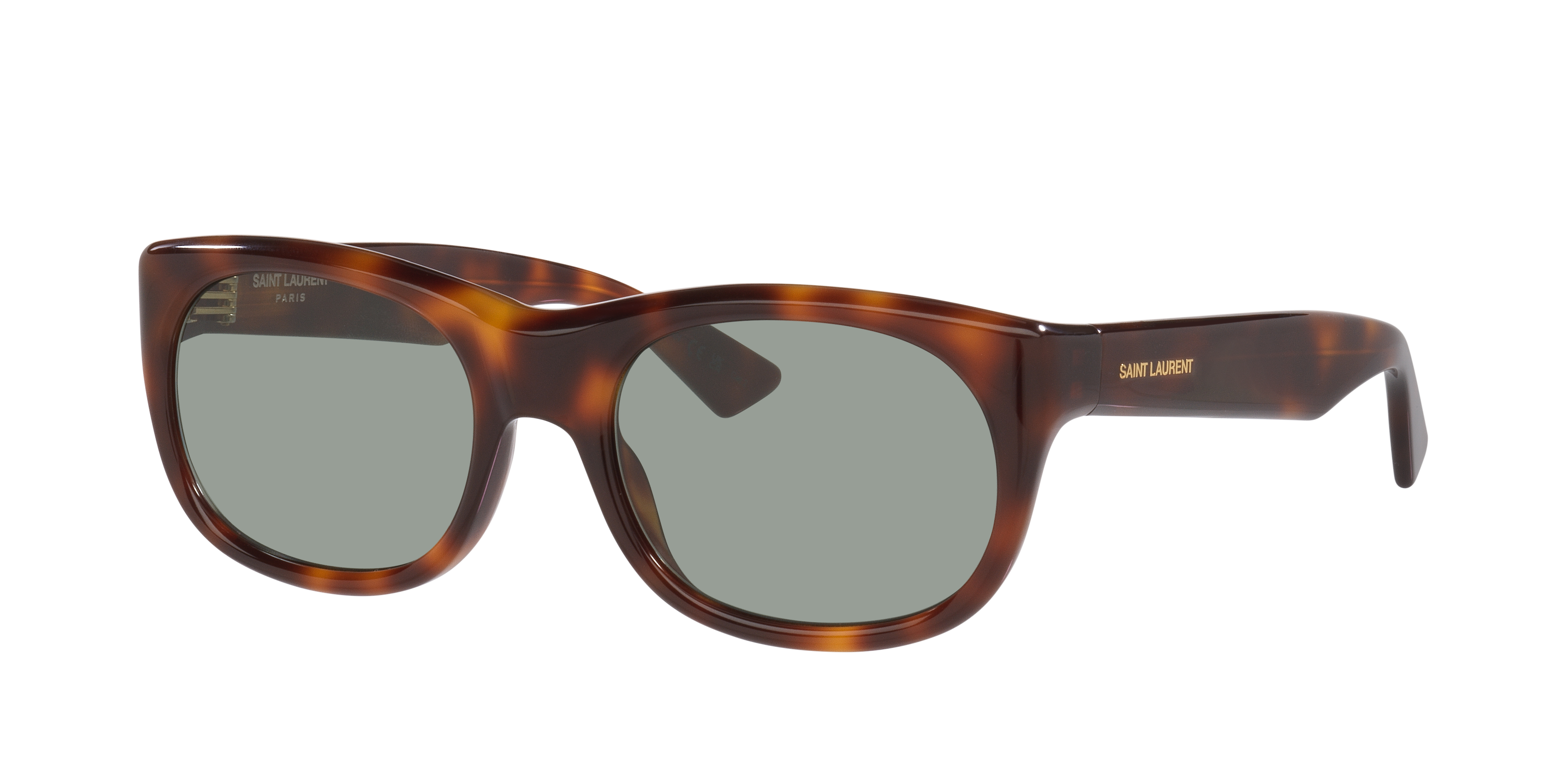 Saint Laurent Woman Sunglass SL815Romy -  Frame color: Tortoise, Lens color: Green