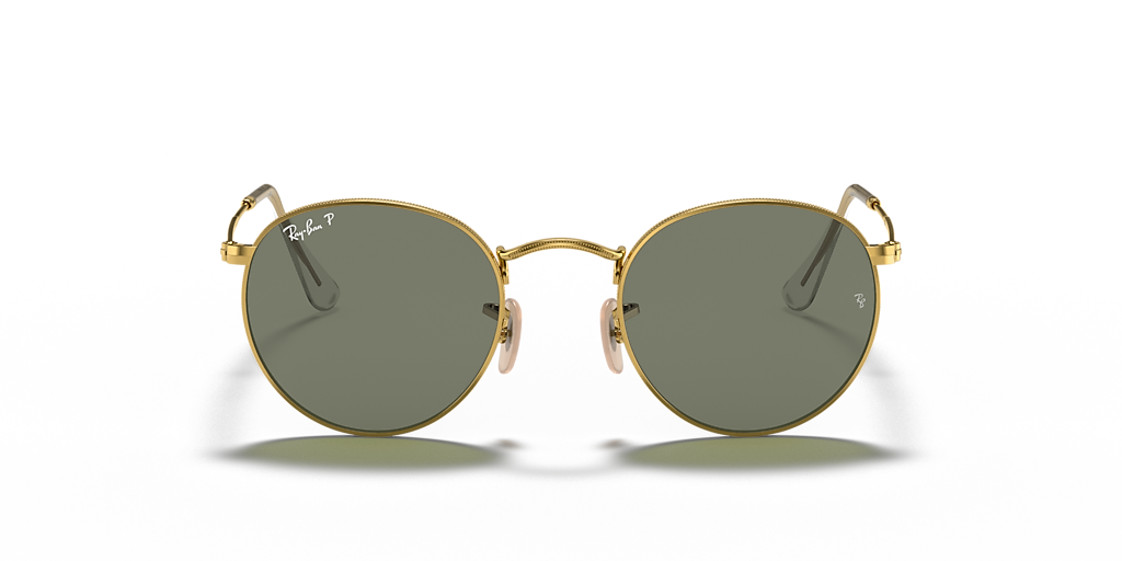 Ray-Ban RB3447 Round Metal S (50 - 21) with Green lenses and