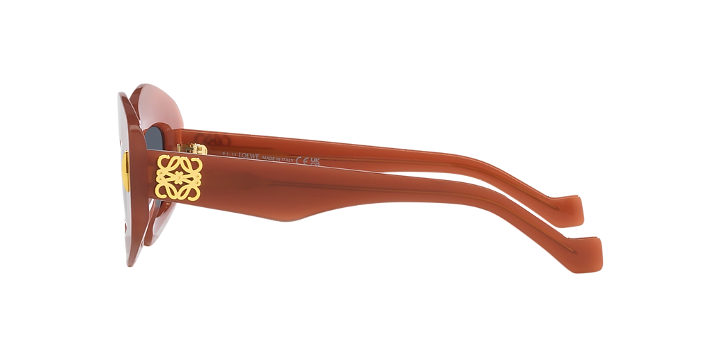 LOEWE Chunky Anagram LW40114I Red - Women Sunglasses, Grey Lens