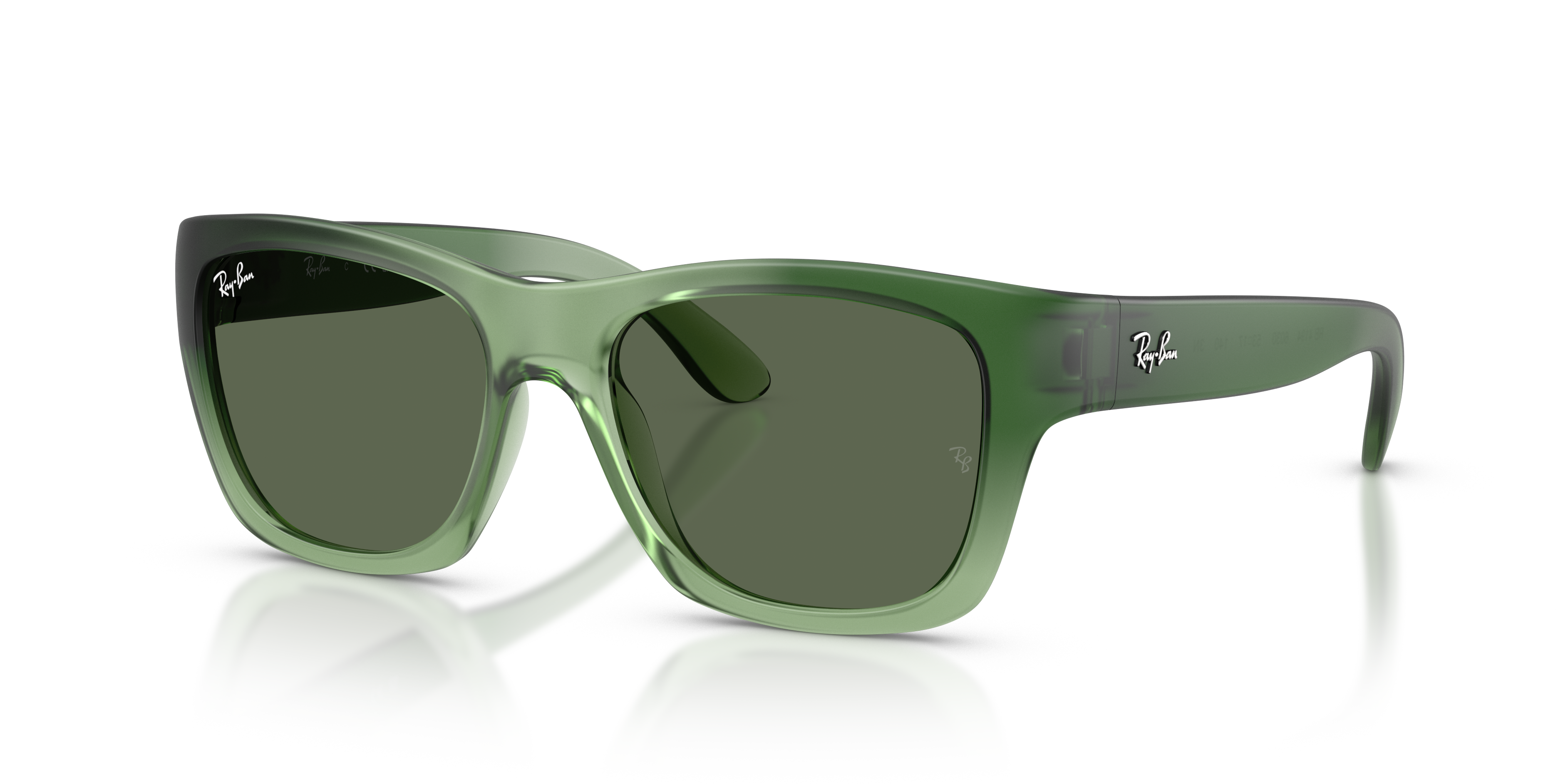 Ray-Ban RB4194 L (53 - 17) with Green lenses and Green frame