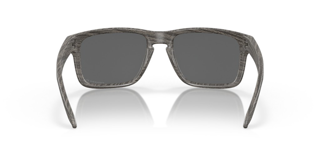OAKLEY OO9102 Holbrook Woodgrain - Men Sunglasses, Prizm Black Polarized Lens