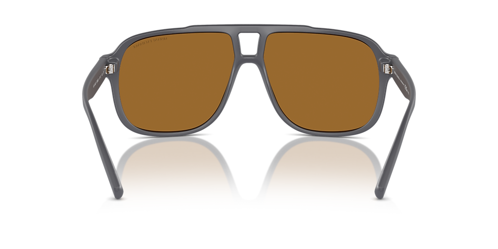 ARMANI EXCHANGE AX4104S Matte Grey - Men Sunglasses, Brown Polar Lens