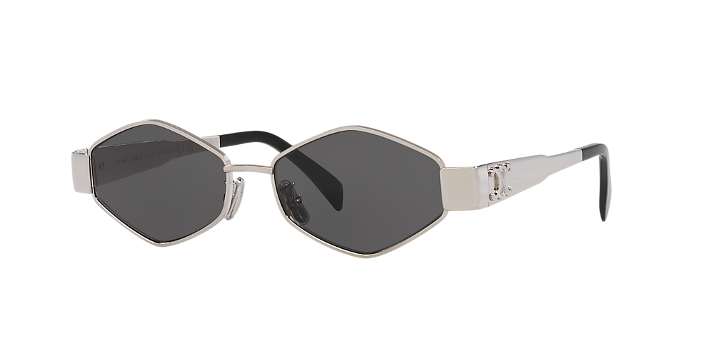 AHH31 セリーヌ 美品 ウェリントン サングラス SC1336S Celine Metaltriomphe XXS (54 - 16) with Grey lenses and Grey
