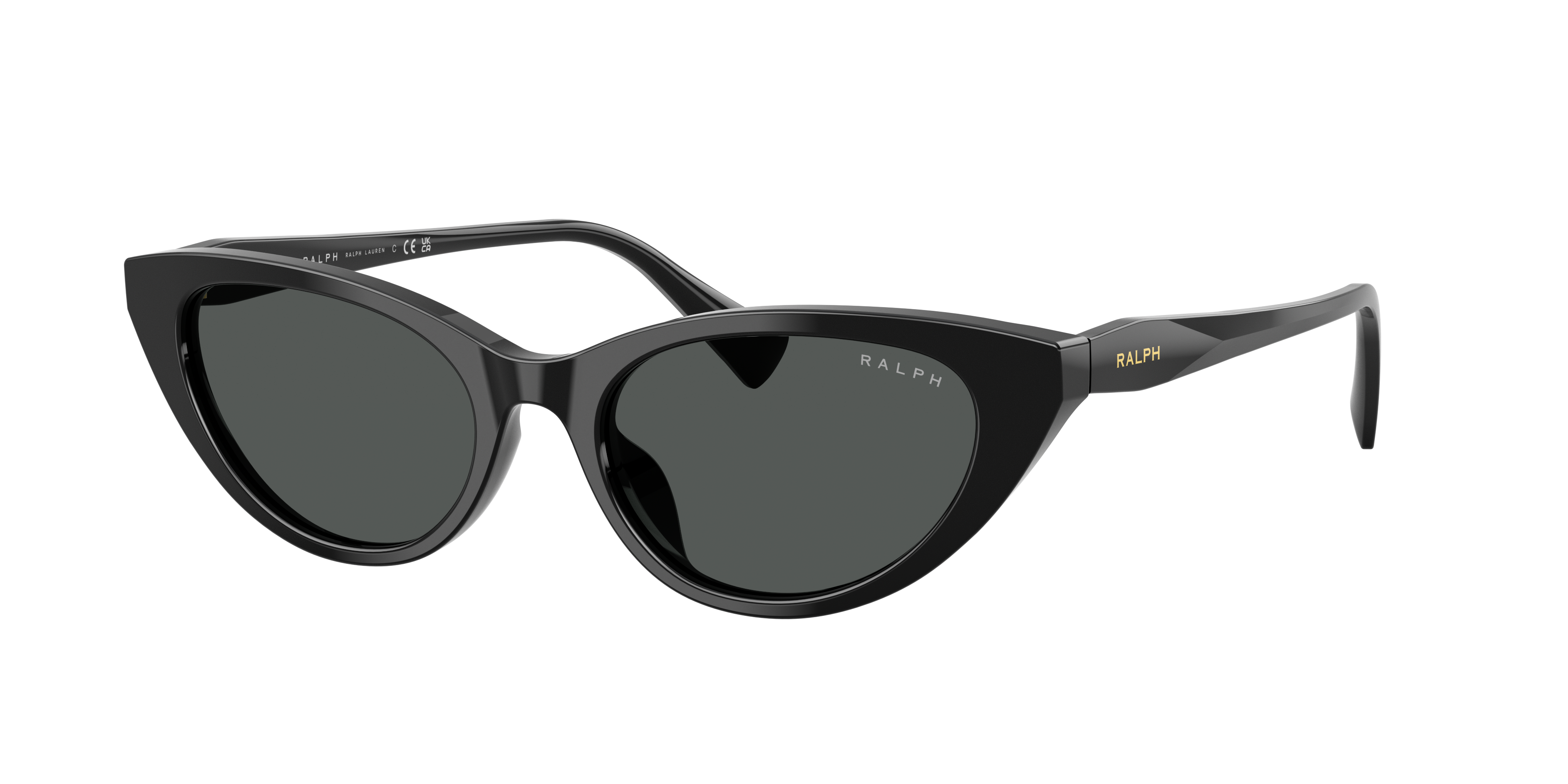 Ralph Woman Sunglass RA5352U -  Frame color: Shiny Black, Lens color: Grey