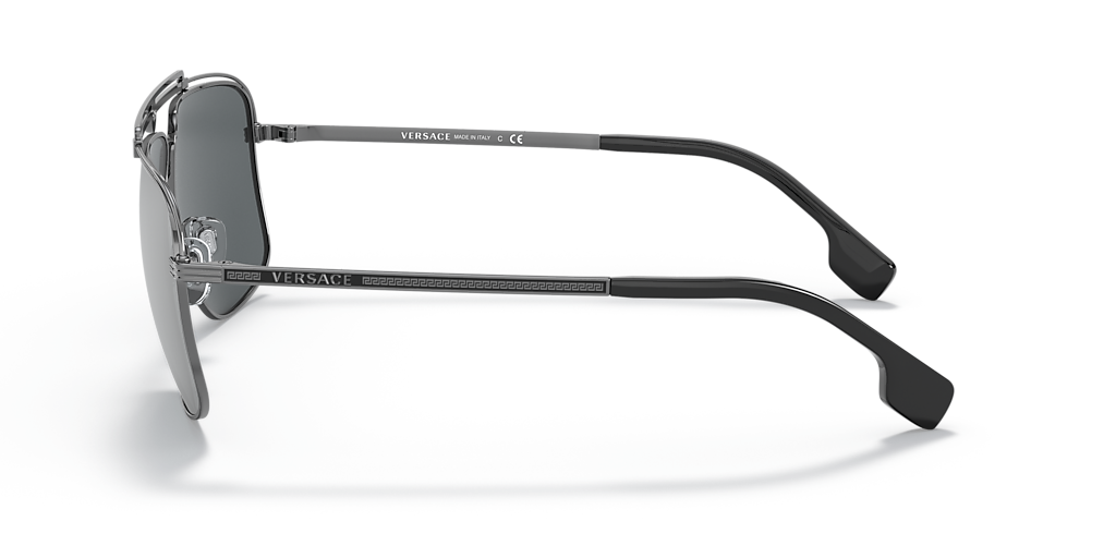 Versace VE2242 XL (61 - 13) with Grey lenses and Silver frame