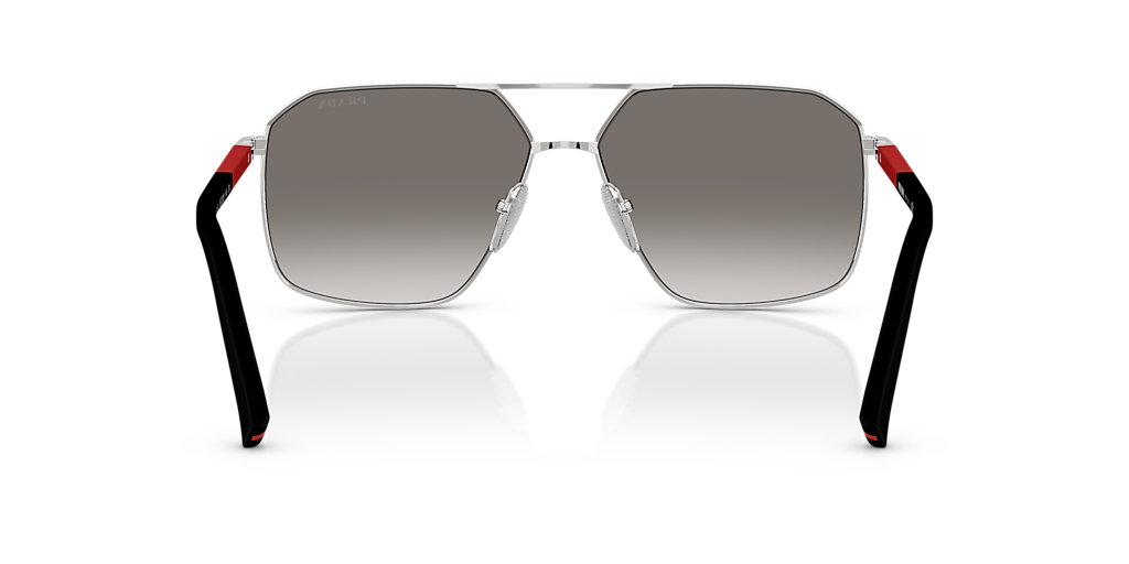 Prada Linea Rossa PS A50S XL (60 - 14) with Grey lenses and Silver