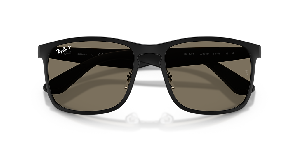 Ray-Ban RB4264 Chromance XL (58 - 18) with Grey lenses and Black