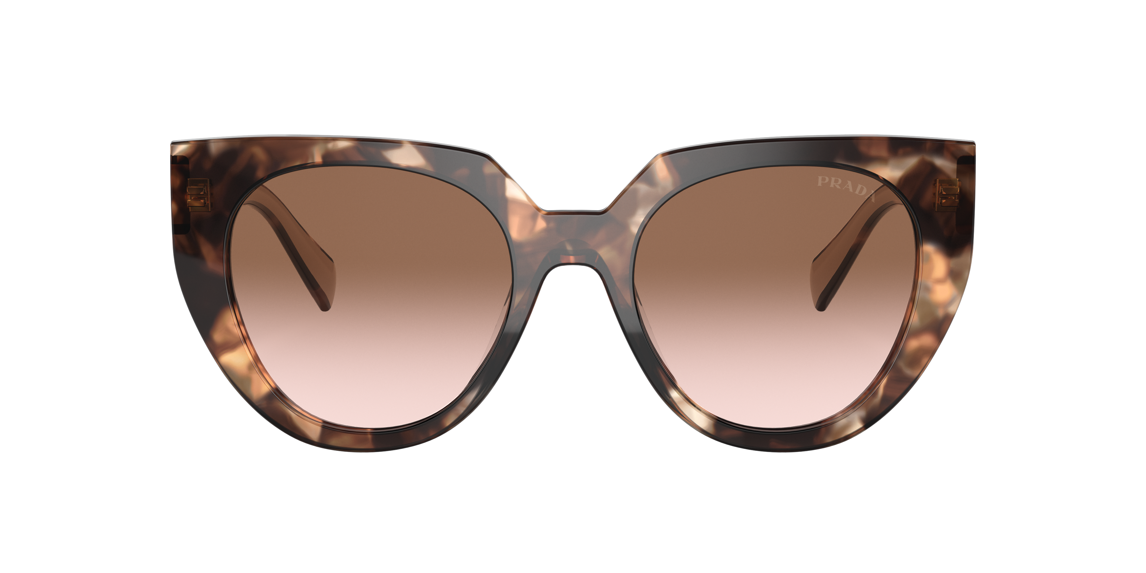 ELVIS PRADA SPR14G 鼈甲 ブラウングラデーション Prada PR 14ZS 18R70E Sunglasses - US