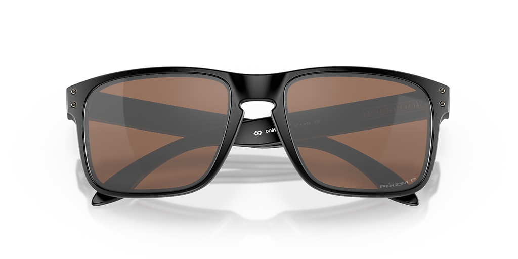 at Oakley OO9102 Holbrook™ XL (57 - 18) with Brown lenses and Black