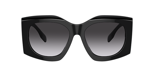 Burberry BE4388U Madeline 55 Dunkelgrau & Schwarz Sunglasses 