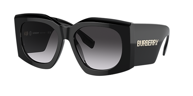 Burberry BE4388U Madeline 55 Dark Grey & Black Sunglasses  