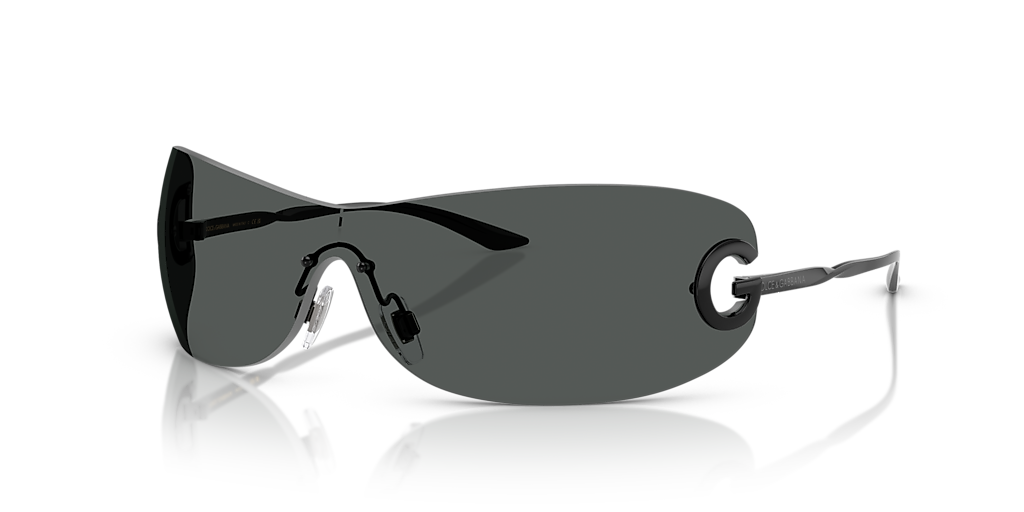 Dolce&Gabbana DG2308 M (0 - 141) with Grey lenses and Black frame