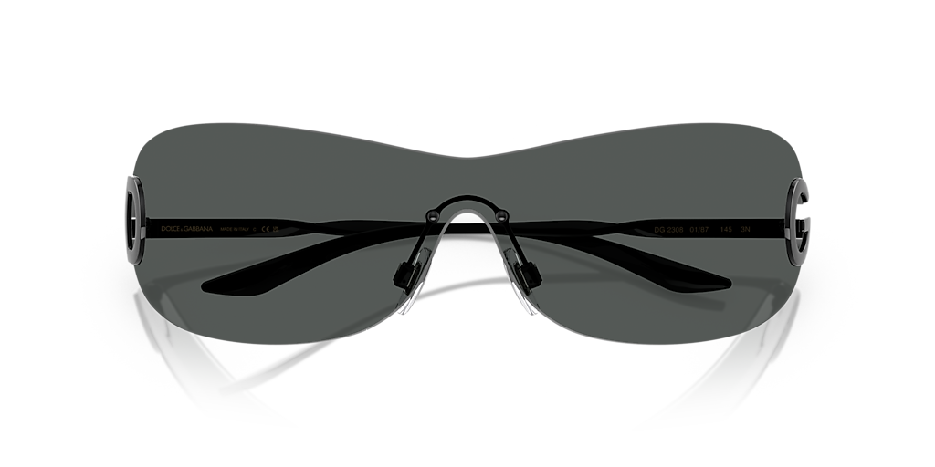 dolce&gabbana キャスケット Amazon.com: Dolce & Gabbana DG2288-110681 Sunglasses Black w