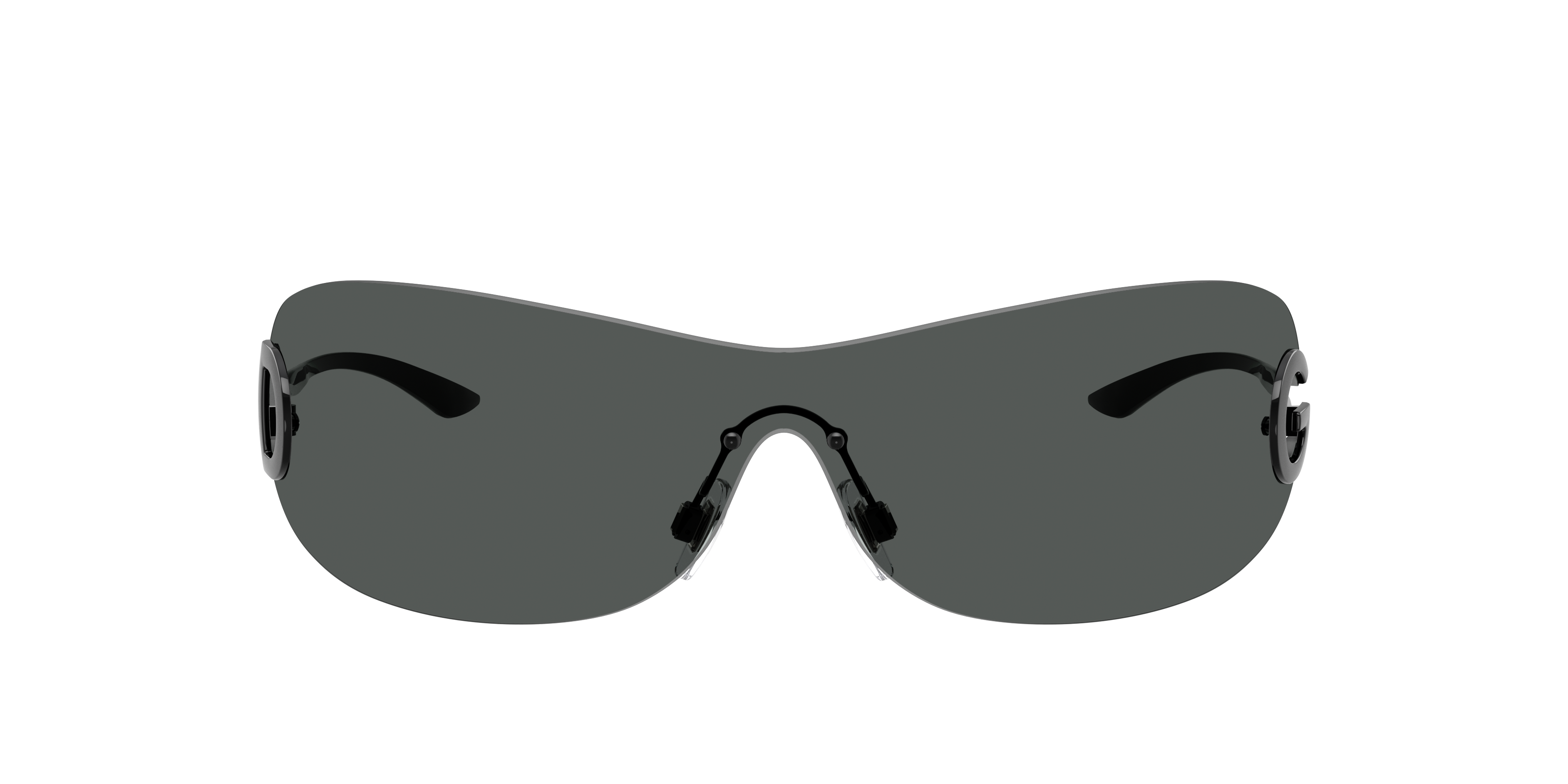 Dolce&Gabbana DG2308 M (0 - 141) with Grey lenses and Black frame
