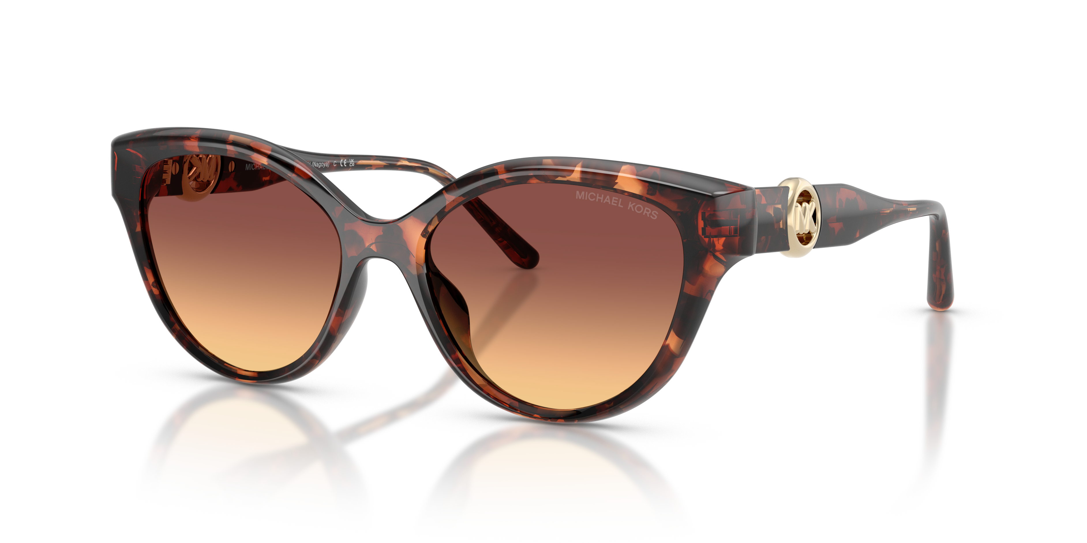 Michael Kors Nagoya S (53 - 17) with Brown lenses and Tortoise