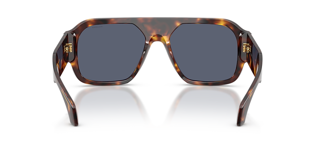 Versace Blue and Black Tortoise Temple Sunglasses New in Box New VERSACE Sunglasses VE 4353-B-M 5316/4S Turquoise Frames  main image 4