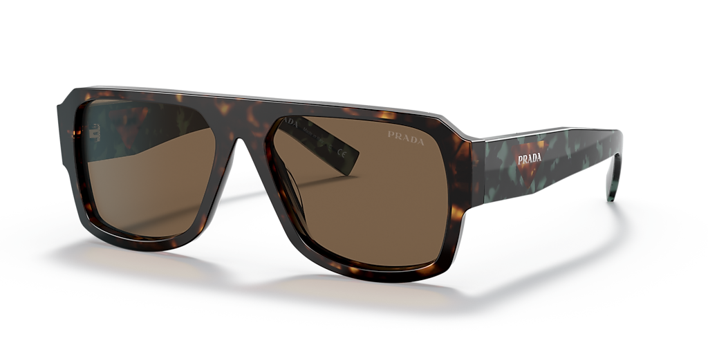 Prada PR 22YS M (56 - 16) with Brown lenses and Tortoise frame