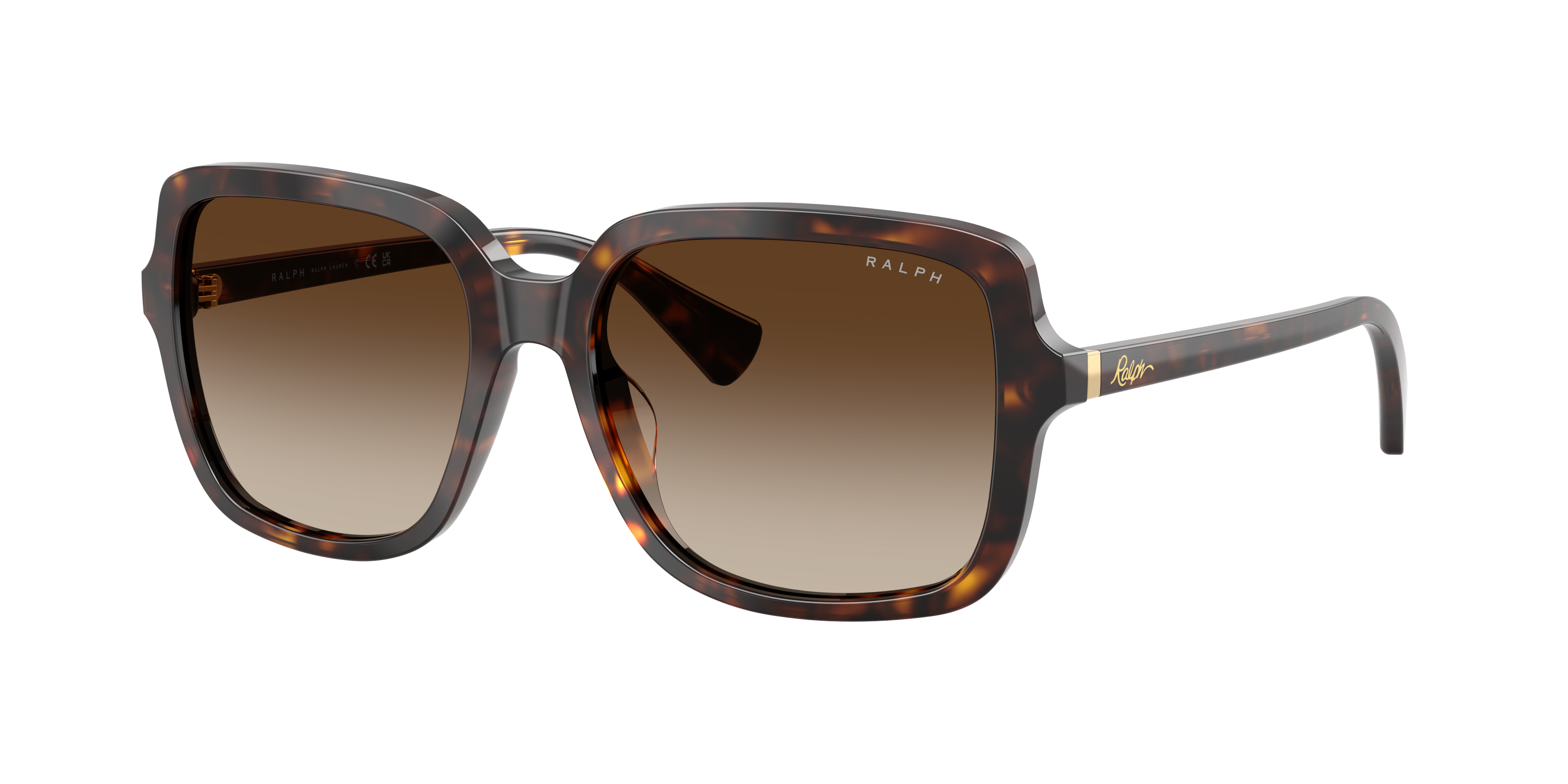 Ralph Woman Sunglass RA5333U -  Frame color: Shiny Dark Havana, Lens color: Brown Gradient