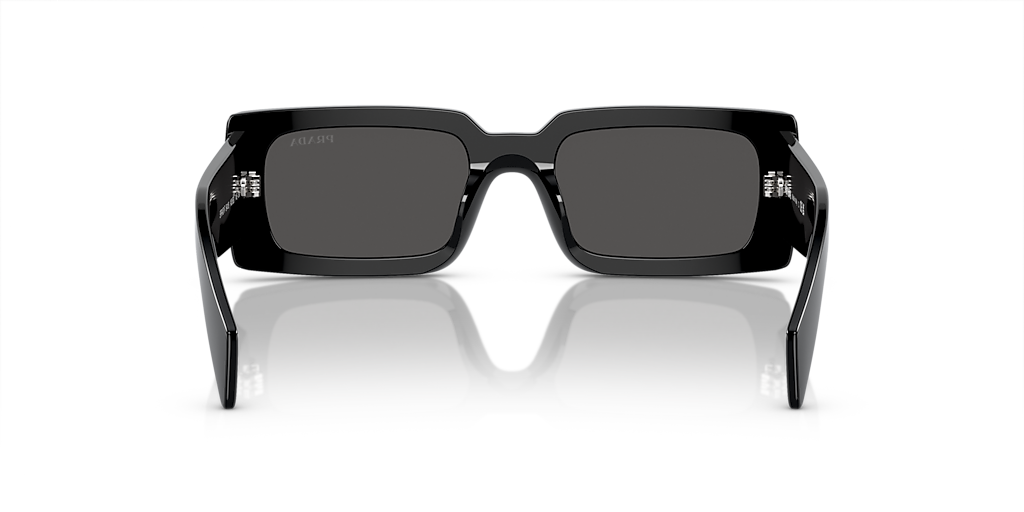 PRADA PR A07SF Black - Women Luxury Sunglasses, Dark Grey Lens