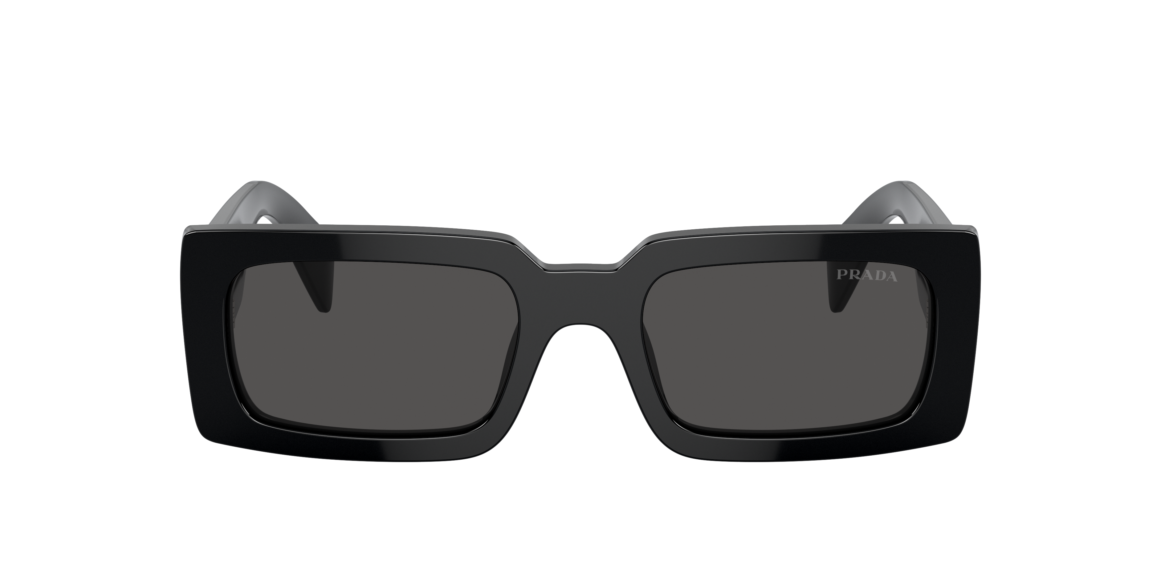 Prada PR A07SF S (54 - 18) with Grey lenses and Black frame