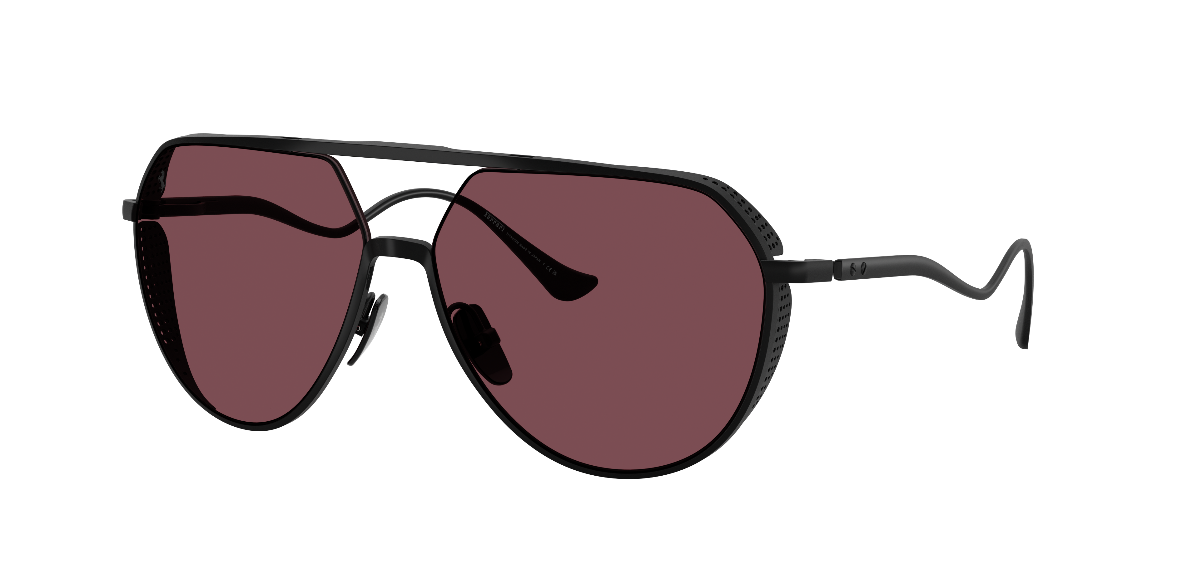 Ferrari Pilot-frame Sunglasses In Red