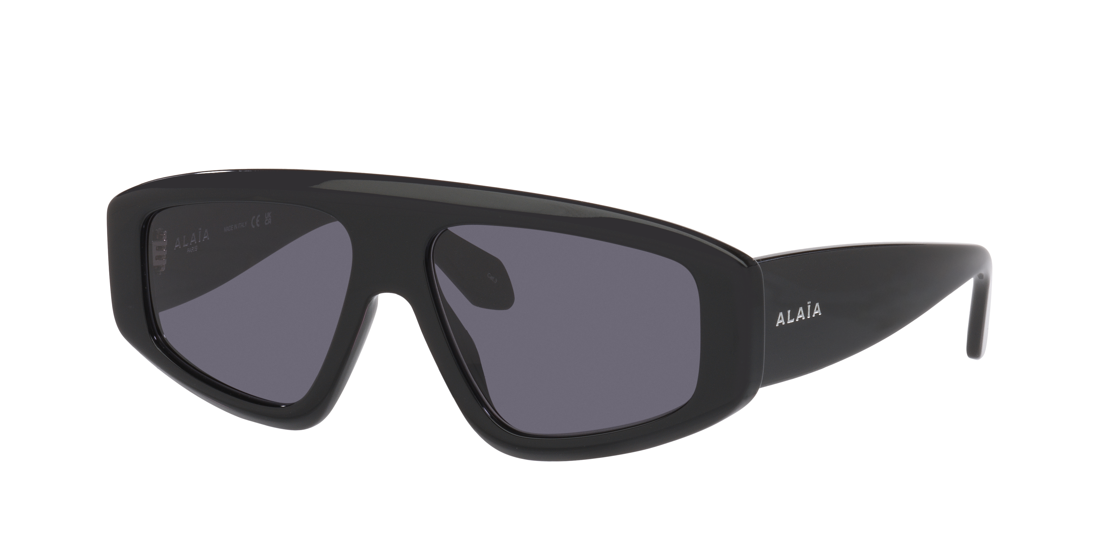 Alaia Woman Sunglass AA0092S -  Frame color: Black, Lens color: Grey