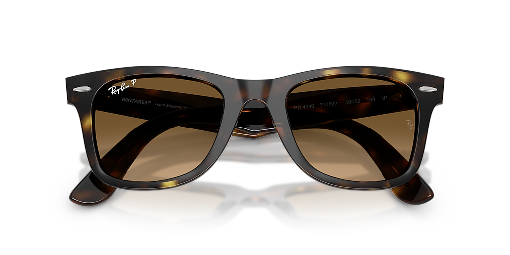ray-ban サングラス　RB4340 710 50-22 ベッコウ Ray-Ban Wayfarer Ease M (50 - 22) with Brown lenses and Tortoise