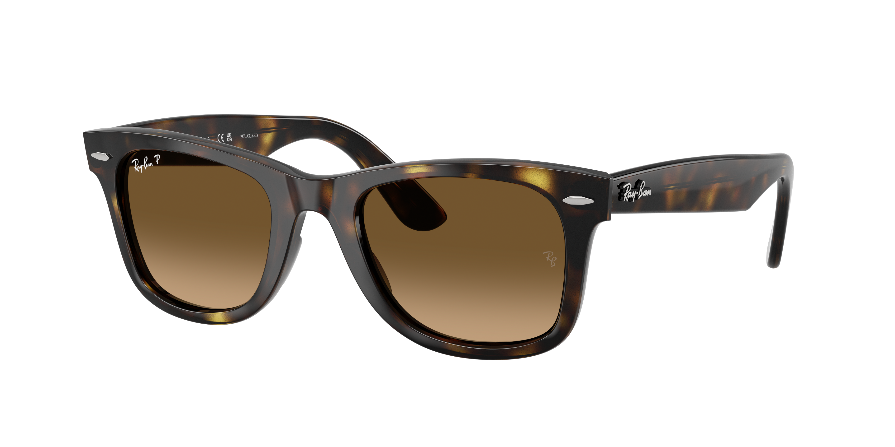Ray-Ban Wayfarer Ease M (50 - 22) with Brown lenses and Tortoise