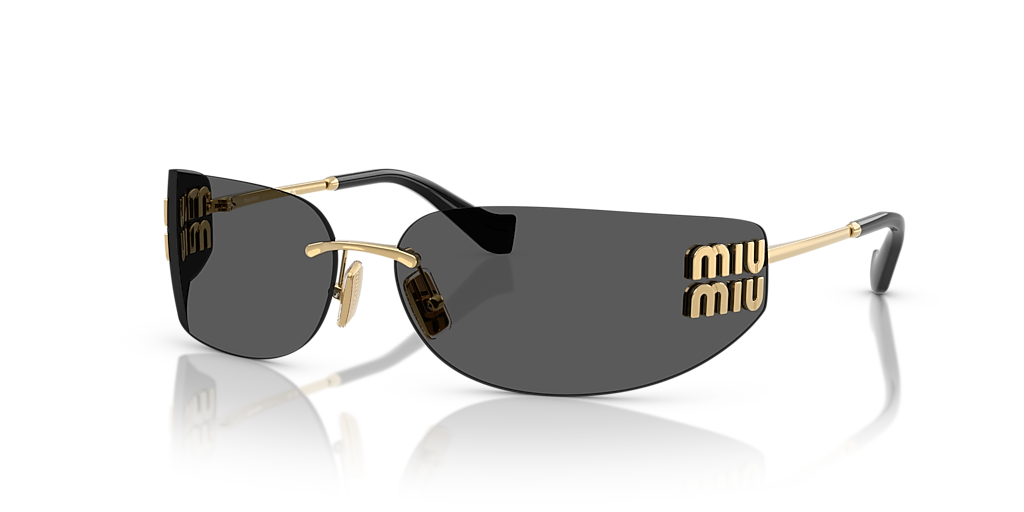 Miu Miu MU A51S M (75 - 14) with Grey lenses and Gold frame