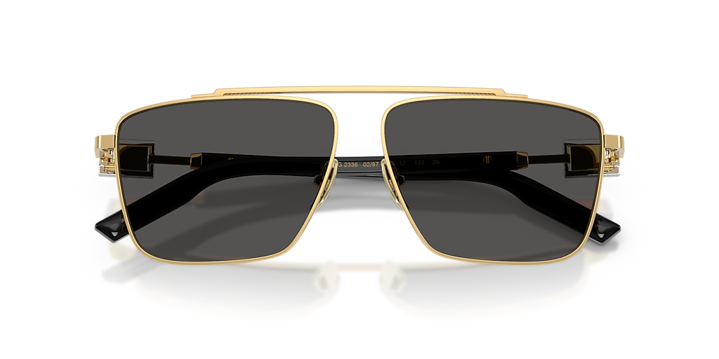 Dolce&Gabbana DG2336 XL (59 - 12) with Grey lenses and Gold frame