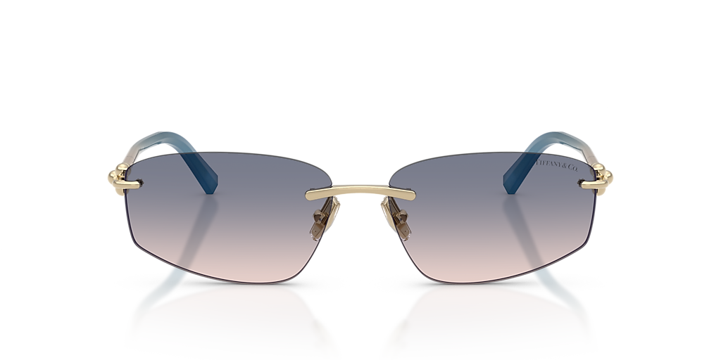 Tiffany & Co. TF3114 L (59 - 15) with Brown lenses and Gold frame