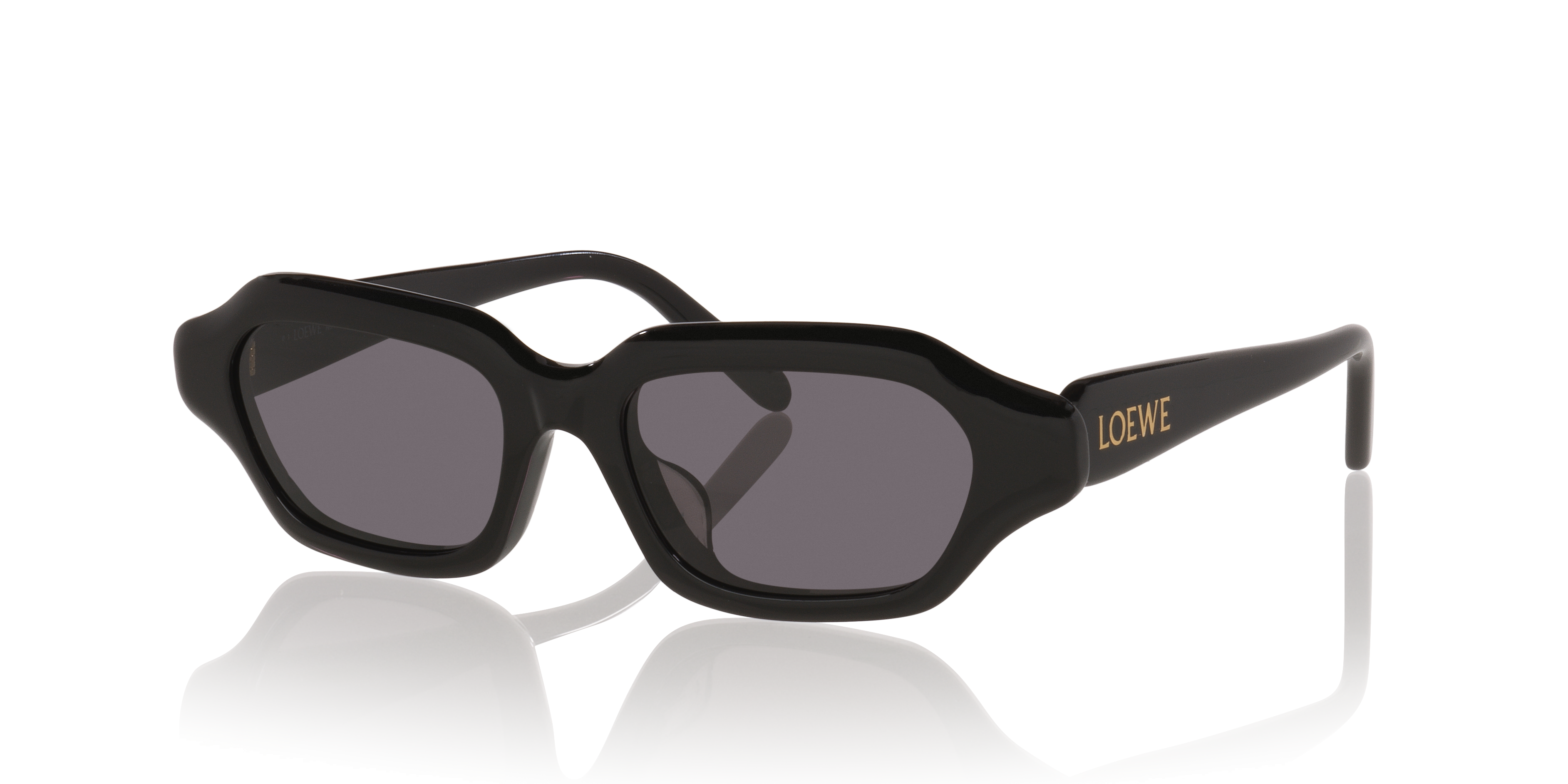Loewe Slim LW40157U XXS (51 - 17) with Grey lenses and Black frame