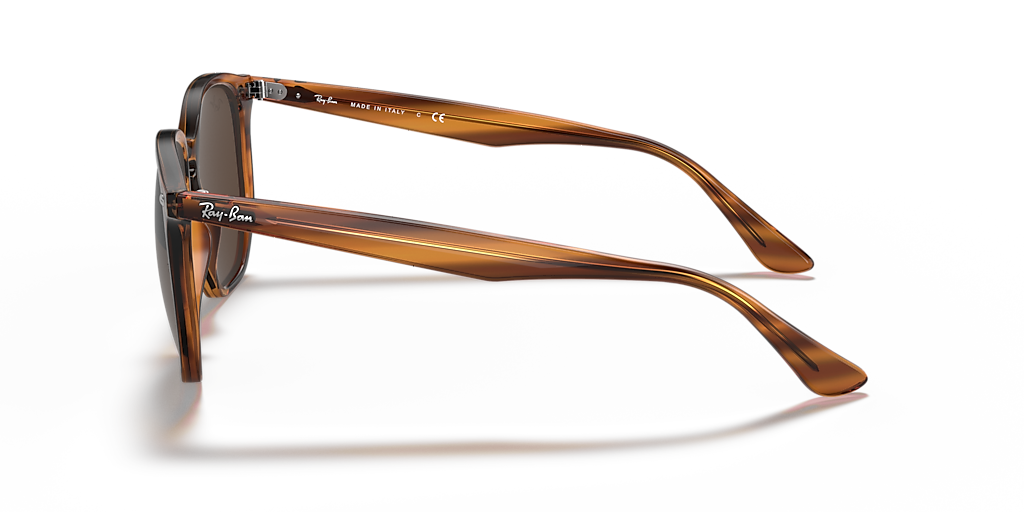 Ray-Ban RB4306 L (54 - 19) with Brown lenses and Red frame