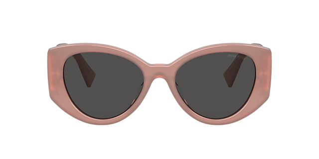 Miu Miu MU 03WS 53 Grau Verlaufstönung & Grau Opal Sunglasses  