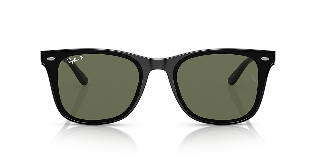 Ray-Ban RB4391D XL (65 - 18) with Green lenses and Black frame