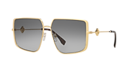 FENDI FE40148U Gold - Women Sunglasses, Green Gradient Lens