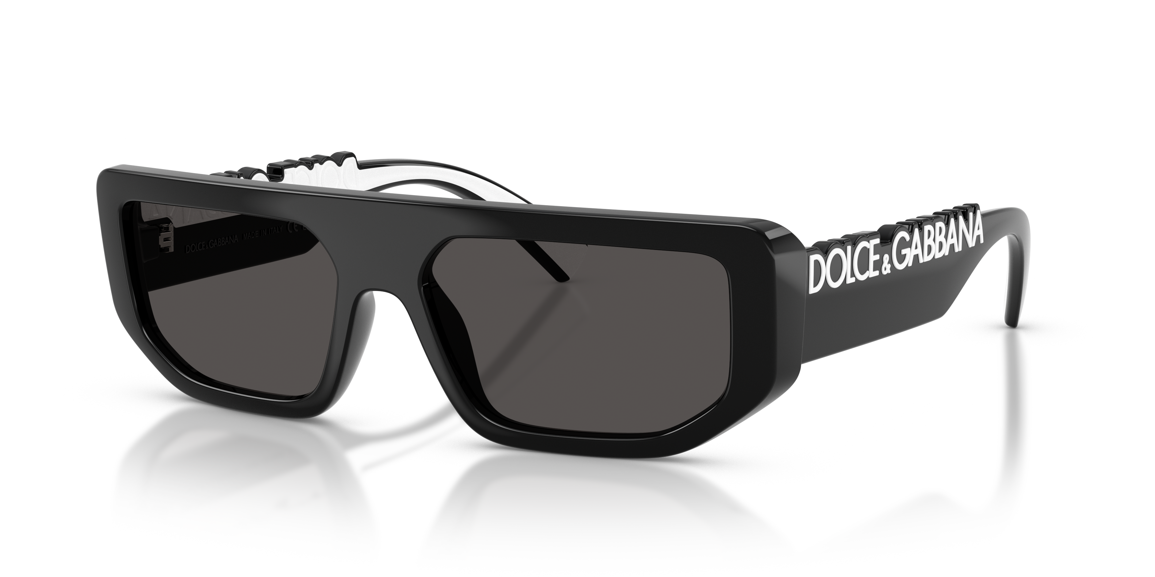 Dolce&Gabbana DG6203 M (56 - 16) with Grey lenses and Black frame