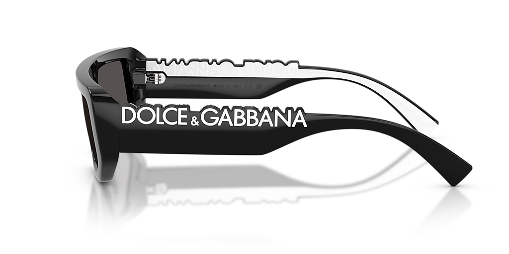 Dolce&Gabbana DG6203 M (56 - 16) with Grey lenses and Black frame