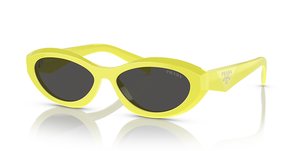 Prada PR 26ZS M (55 - 16) with Grey lenses and Brown frame