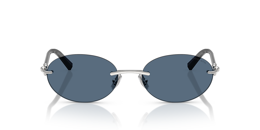TIFFANY ティファニー リムレス Sunglasses サングラス TF3104D Tiffany & Co. TF3104D L (56 - 18) with Blue lenses and